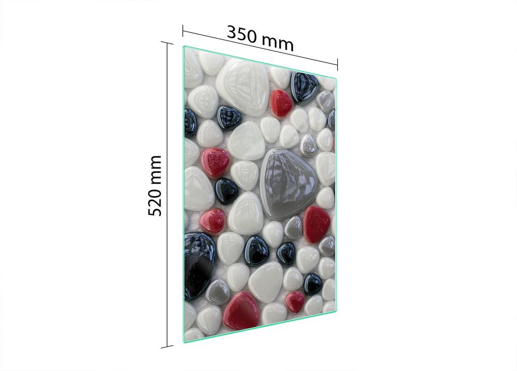 GLASS CUTTING BOARD 35x52 Stone