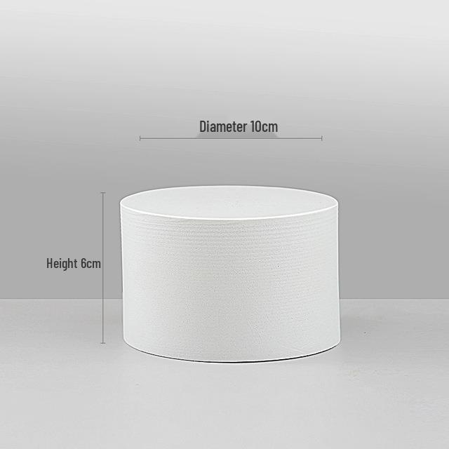 Белый пенопластовый геометрический куб, реквизит для фотосъемки, с фоновой доской и мелкими украшениями