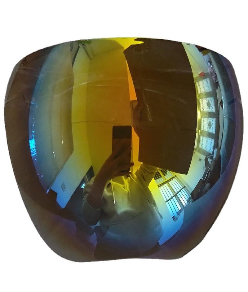 Защитная маска для лица HD Прозрачная противотуманная противобрызговая защитная маска Космические очки с многоцветным покрытием