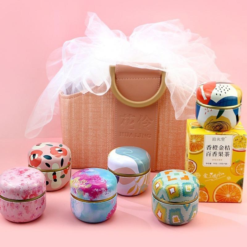 Контейнеры для чайных емкостей, банки для свечей, кофейные конфеты, закуски, маленькие жестяные мини-контейнеры для хранения, герметичные банки, упаковка для чайной посуды