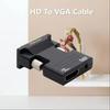 Конвертер HDMI-совместимый гнездо на VGA штекер Адаптер кабеля 3,5 мм аудио 1080P FHD видеовыход для ПК, ноутбука, телевизора, монитора, проектора
