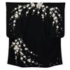 7 Years Made In Japan Special Pure Large Weeping Cherry Celebratory Large Thirteenth Luxury Hiyoku 7 Years Black Shichi-Go-San Kimono, Old, [Nagomiya]