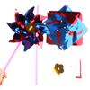 Self-assembly Garden Yard Decor Plastic Thin Windmill Spinner Pinwheel Pinwheel Windmill Toy