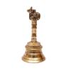 5 дюймов Nandi Design Brass Pooja Hand Bell, Ghanti для Pooja Aarti, Brass Temple Bell, Подвесные колокольчики для домашнего храма, Последние