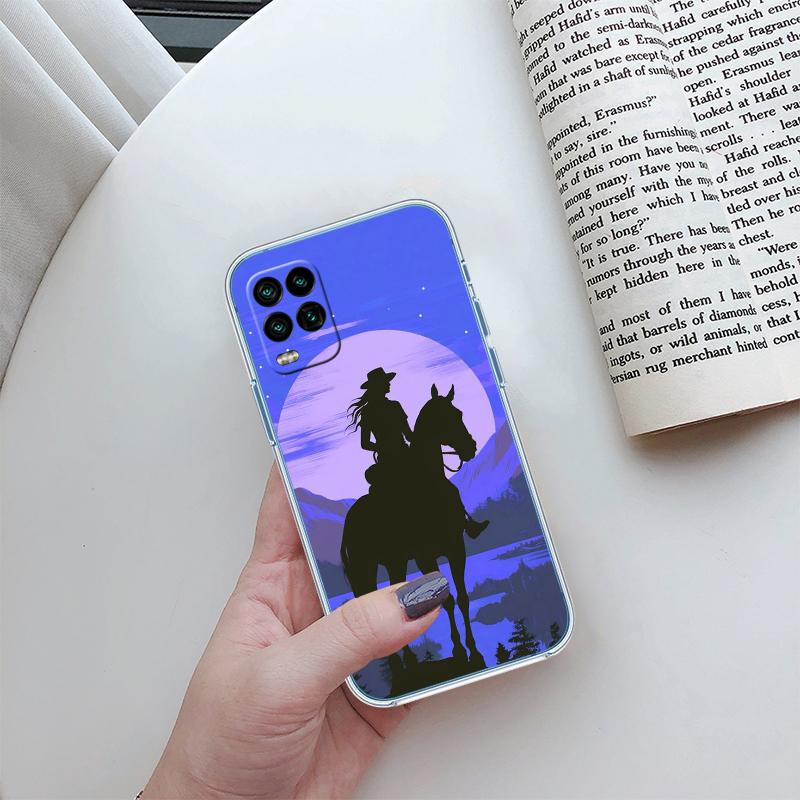 RP25 Cowboy Transparent Phone Case for Motorola Moto Edge 20 30 40 50 S30 Fusion Ultra Pro Neo Lite + G200 G23