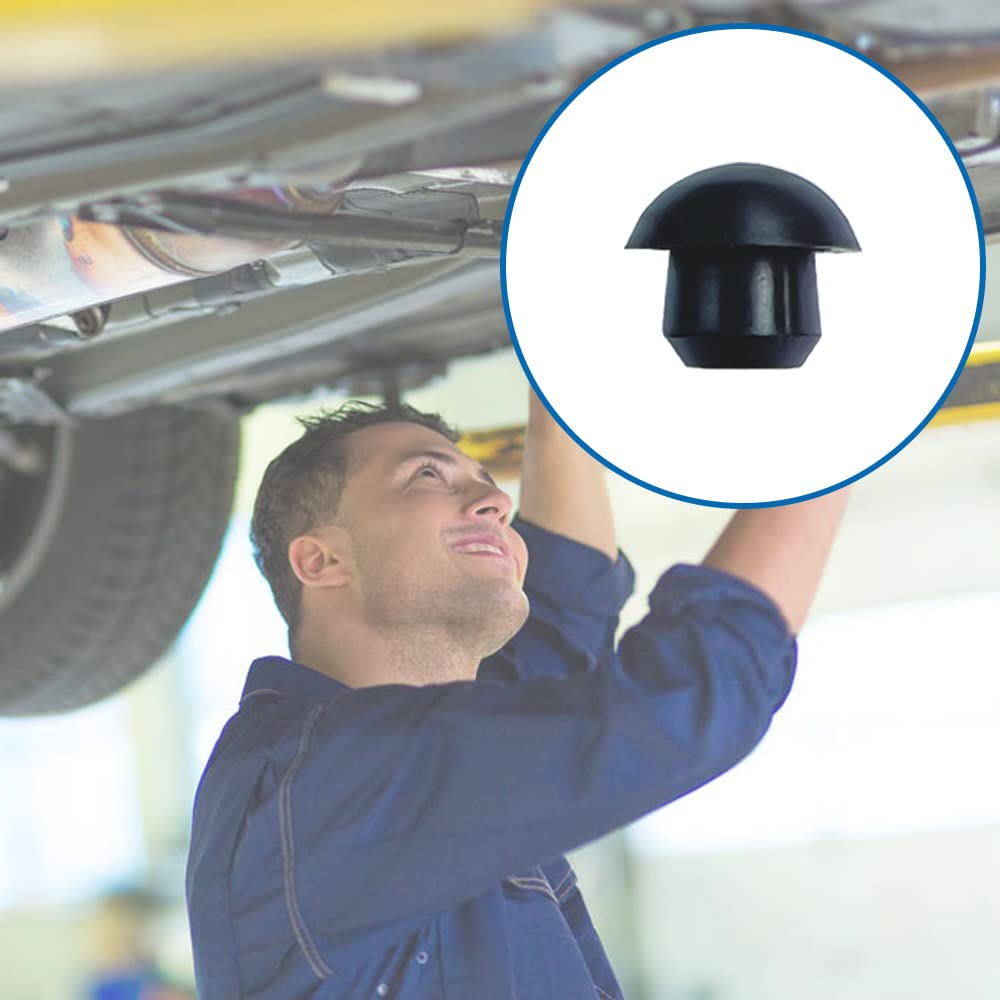 Резиновая заглушка для разъема джек (20 шт. Черный) Гидравлический, заполненный резиной