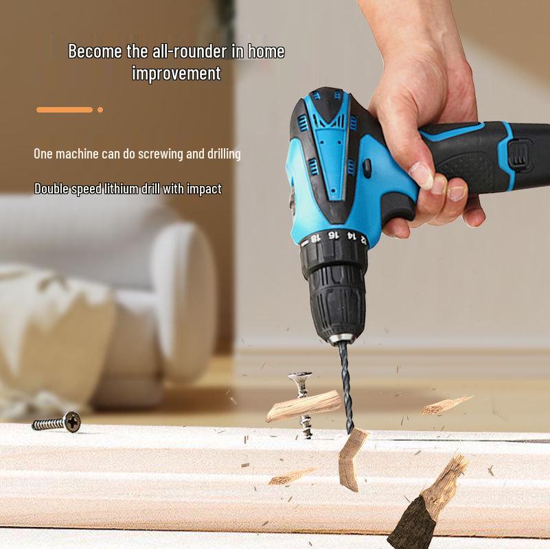 Rechargeable Lithium Battery Multi-Function Handheld Drill and Electric Screwdriver