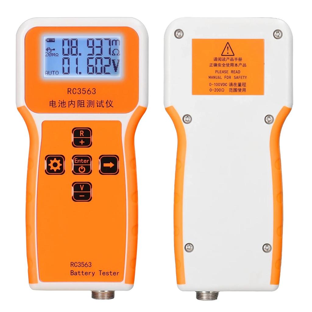 RC3563 Battery Voltage Internal Resistance Tester High-precision Trithium Lithium Iron Phosphate 18650 Battery Tester True 4wire