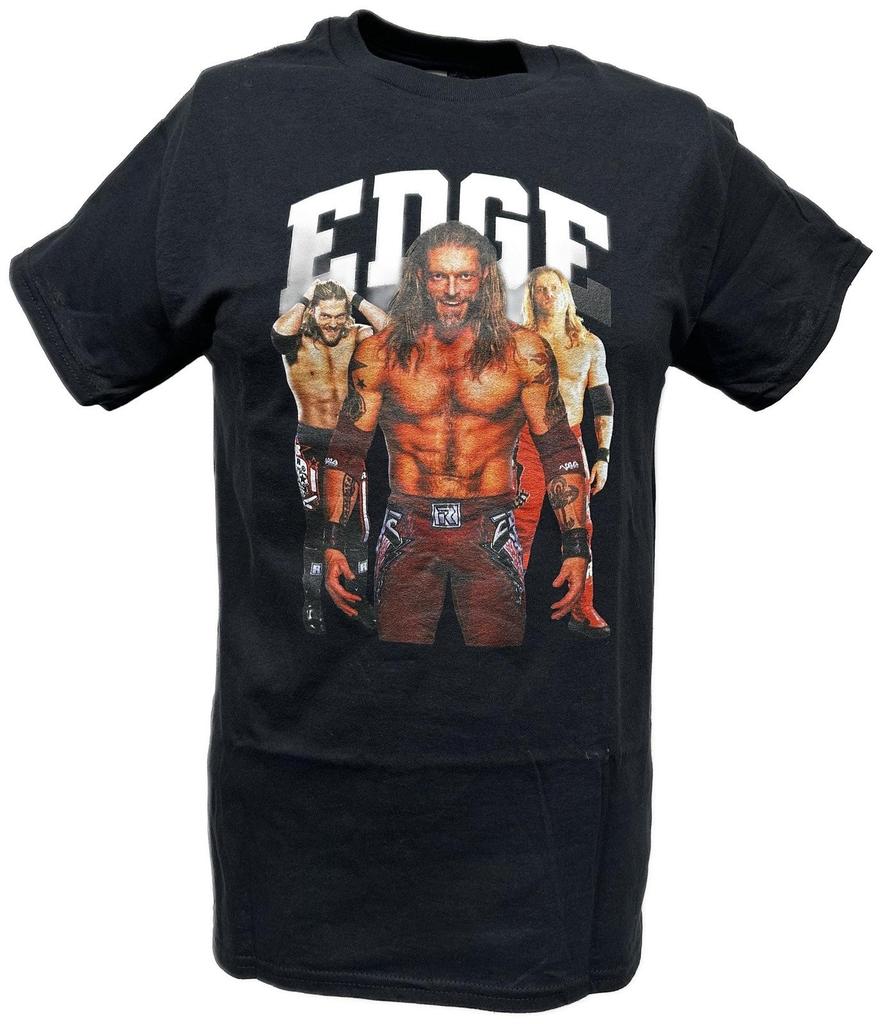 Edge Three Pose Unisexs Black Tshirt