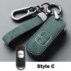 Leather Suede Car Remote Key Case Cover Shell For Mazda 2 3 5 6 BL BM GJ Atenza Axela Demio CX-3 CX3 CX-5 CX5 CX7 CX-9 CX8