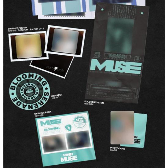 BTS Набор альбомов Jimin MUSE + версия Weverse (С Weverse POB)