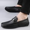 Модная Новая Повседневная Мужская Рабочая Обувь Мужские Лоферы из Натуральной Кожи Высокого Качества Ручной Работы Мужская Обувь для Ходьбы Мокасины Ходьба Мужские Балетки