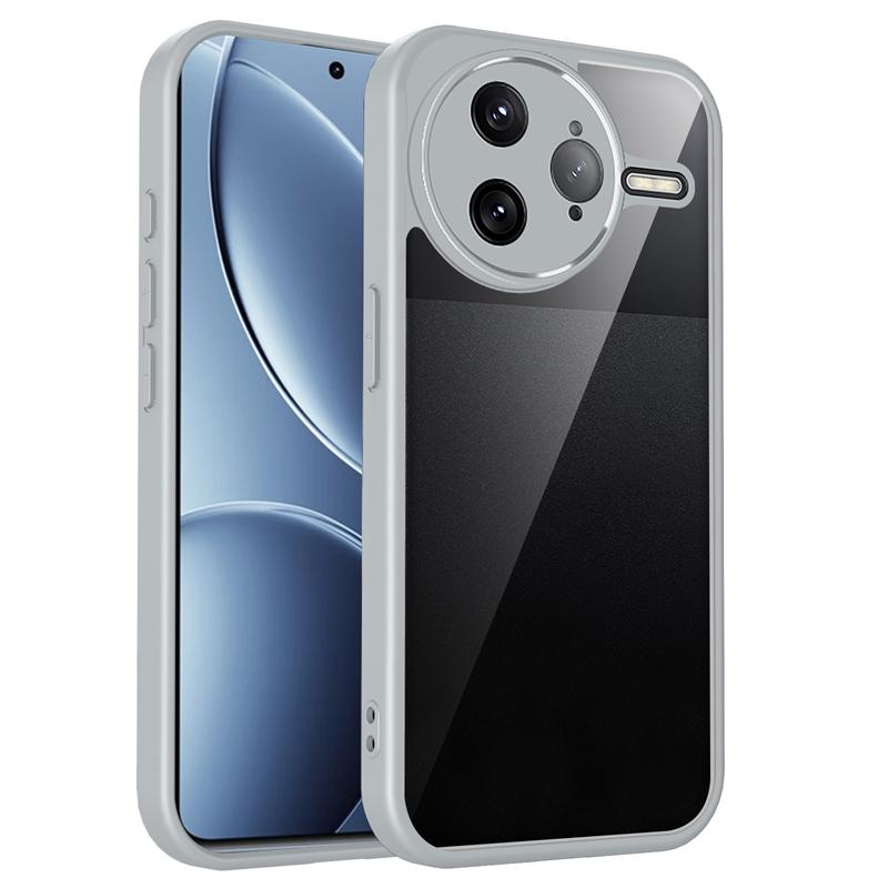 Прозрачный силиконовый чехол для Xiaomi Poco F7 PocoF7 Pro Ultra PocoF7Pro, задняя панель из ПК, бампер из ТПУ, противоударный, прозрачная крышка для телефона
