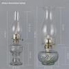 Vintage Glass Kerosene Lamp - Long-Burning Decorative Atmosphere Light
