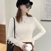 Solid Colour Cashmere Sweater Black Pullover Innerwear Autumn and Winter Knitted Bottom Shirt