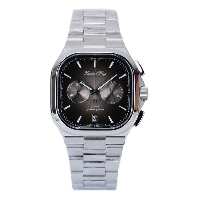 Тактические часы-лягушка для мужчин, 40 мм, VK64, хронограф, кварцевый механизм, сапфир C3, супер светящиеся, 100 м, водонепроницаемые, роскошные мужские часы