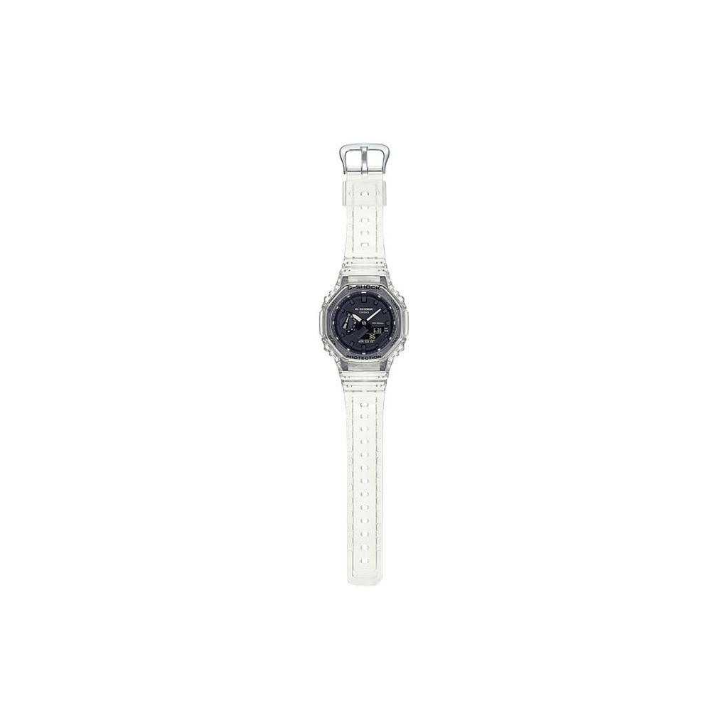 Casio Кастомные часы G-Shock Кастомная коробка для часов Ice Cube Ударопрочные Водонепроницаемые Кварцевый механизм Ремешок из смолы Мужские часы черные GA-2100SKE-7A