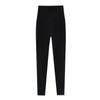 Autumn and Winter Outer Wear Thermal Pants Knitted Breathable Slim Cotton Wool Pants High Waist Hips Leggings Long Johns Women