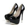 Sexy 16CM Extreme High Heels Women's Sandals Party Wedding Banquet Stiletto Shoes Fashion Platform Pumps