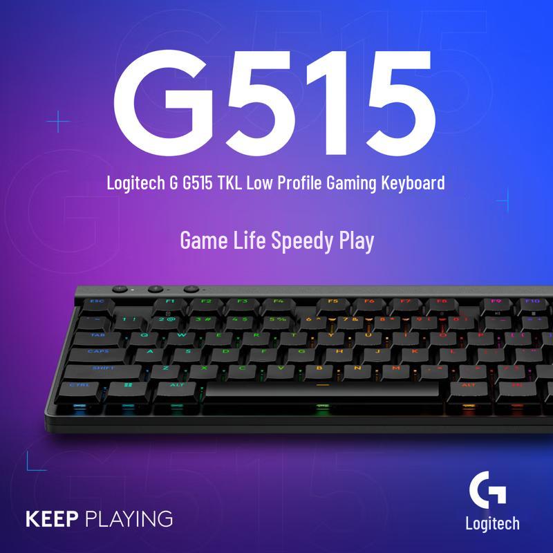 Logitech G515 TKL Низкопрофильная Беспроводная RGB Игровая Клавиатура