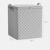 Checkerboard Clothing Storage Bag Quilt Cotton-padded Jacket Storage Bag Clothes Storage Bag Moving Finishing Large Storage Bag