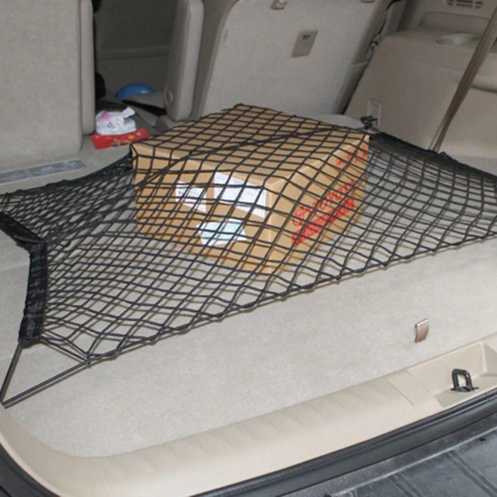 Universal Trunk Storage Net Double Layer Luggage Mesh Net Car Mesh Storage Bag Back Rear Seat