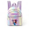 Girls Lightweight School Backpack Candy Color Minimalist Campus Bag Teenagers Daily Use 20L Capacity