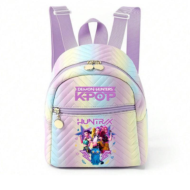 Girls Lightweight School Backpack Candy Color Minimalist Campus Bag Teenagers Daily Use 20L Capacity