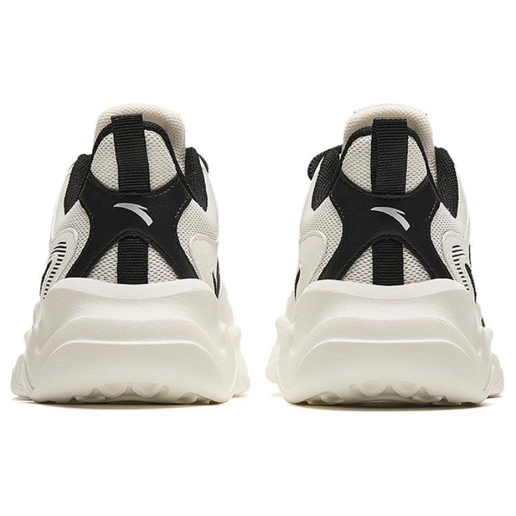 Anta Удобные универсальные амортизирующие износостойкие низкие повседневные туфли женские кроссовки белые черные 922418855-1