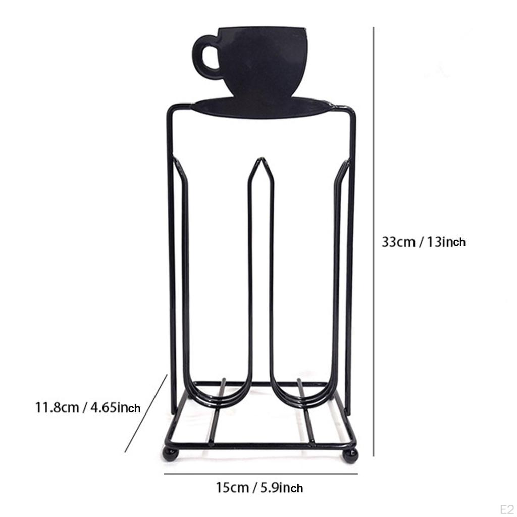 Coffee Capsule Holder 16 Pod Iron Sturdy Display Stand Storage Stylish Elegant