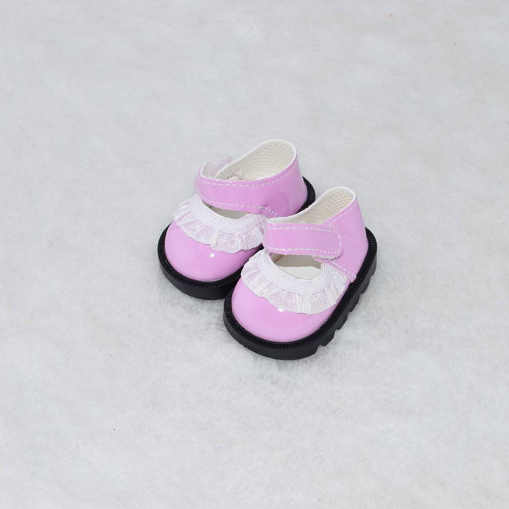 20см Мини-обувь Кожаный клей для обуви Повседневная обувь для кукол Хлопковая кукла