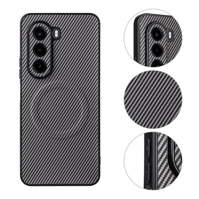 Oneplus Nord CE6 Lite/Oneplus Turbo 6X Magnetic Phone Case,Leather Carbon Fiber MagSafe Wireless Charging ShockProof Phone Case Cover for Oneplus