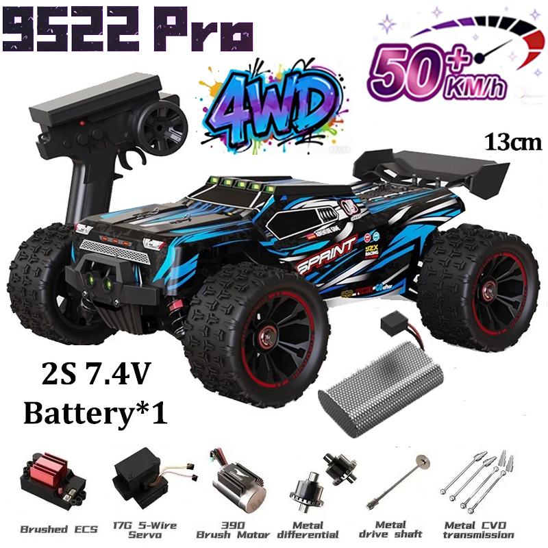 WLtoys 9522 Pro 1:16 4WD Бесколлекторная Профессиональная Гоночная Машина 85 км/ч Пульт Дистанционного Управления Внедорожный Дрифт RC Машина для Дороги И Внедорожья