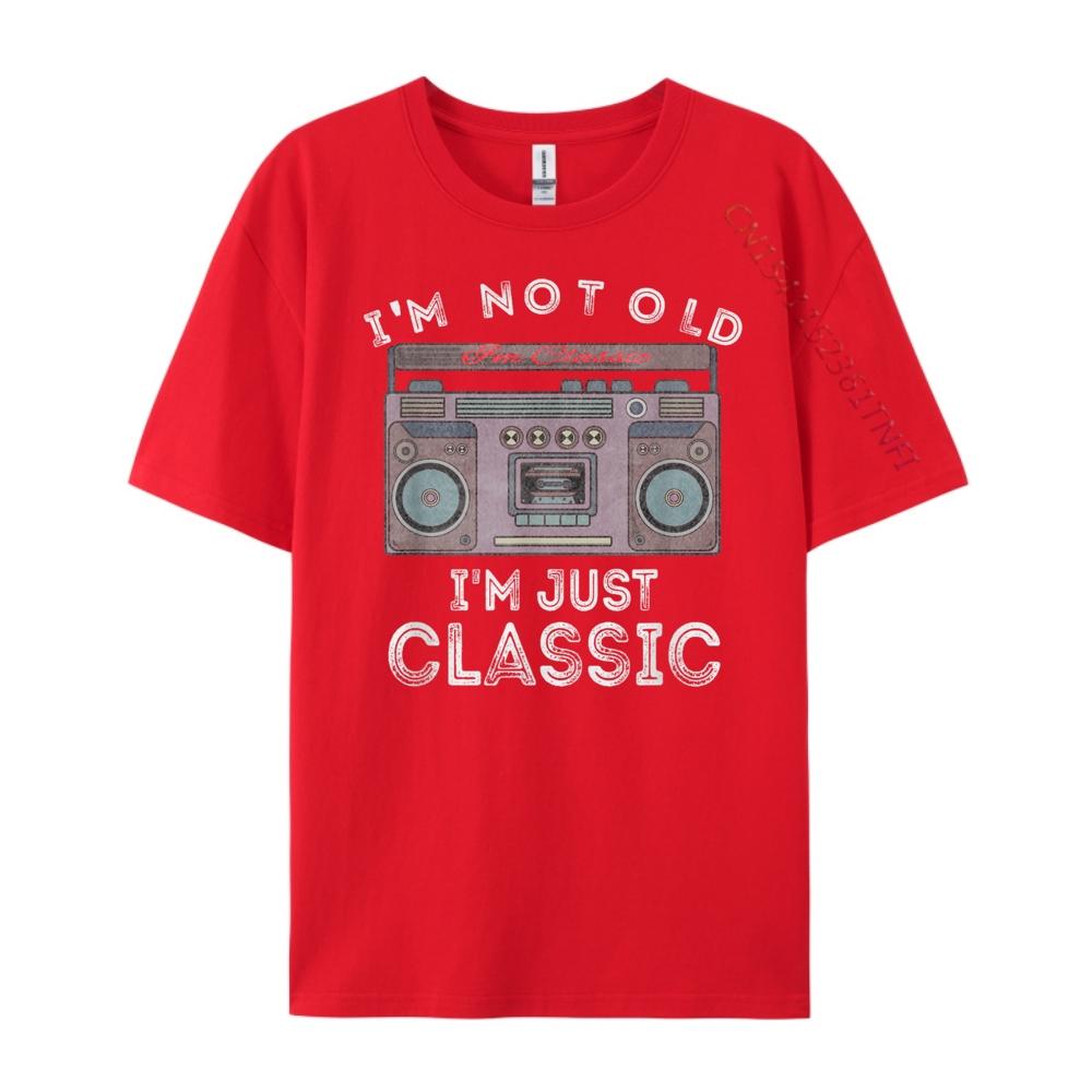 I M Not Old I M Classic Cassette Player Mens Shirts Graphic Tee Couples Winter Printed TShirt Free Shipping Clothes Casua
