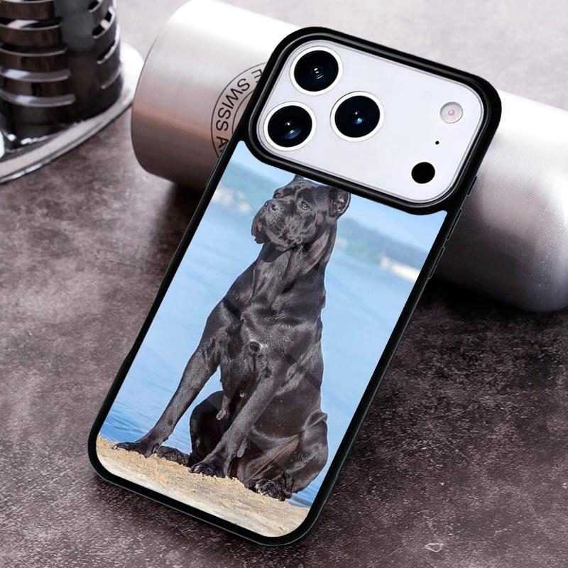 Чехол для телефона с изображением итальянского мастифа Кане Корсо для iPhone 17 16 15 Pro Max Air 14 13 12 11 Plus Ударопрочный чехол