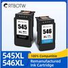 Чернильный картридж - CHOUMICHA - 545XL 546 - Совместимый с Canon - Черный - 1 шт.
