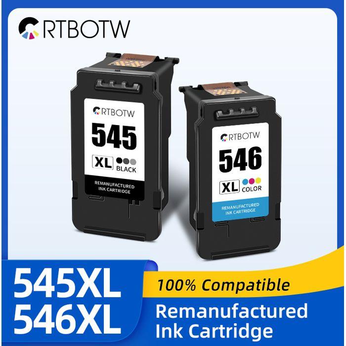 Чернильный картридж - CHOUMICHA - 545XL 546 - Совместимый с Canon - Черный - 1 шт.