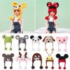 Clothes Accessories Fashion Cloth Animal Ear Caps Cartoon Knitted Hats 1/12bjd Hat Doll Knitted Hat