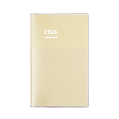KOKUYO Ежедневник Jibun Techo 2026, месячный/недельный планировщик, A5 Slim, масляно-желтый, Ni-JCD1Y-26, начинается в ноябре 2025