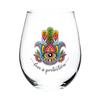 Tallulah Wellness Stemless Glass (Hamsa)