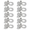 Kigauru 10 Pairs Bike Chain Connector 9 Speed Chain Steel Lightweight Missing Link Easy Installation Bicycle Chain Link Bicycle Chain Accessories
