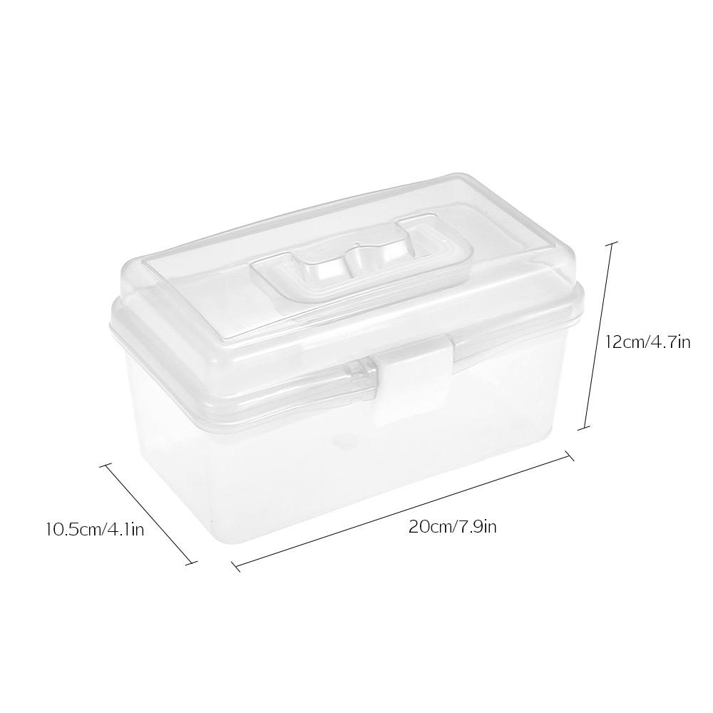 Прозрачный пластиковый ящик для хранения произведений искусства, принадлежности для акварельной масляной живописи, универсальный чехол, портативный для
