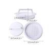 YS00048 - Plastic filled hamburger maker, used for barbecue, hamburger molds, kitchen tools, parties, 1 piece