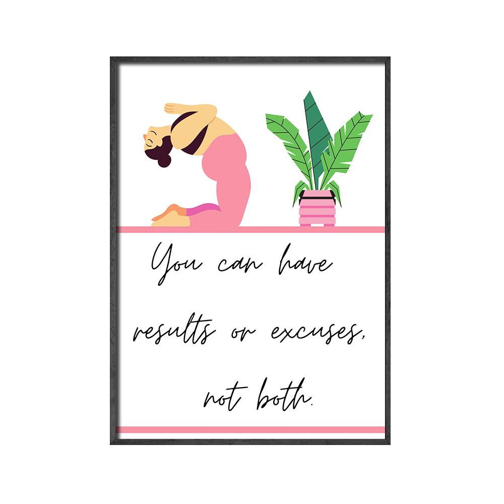 Пилатес Тренировка Графика Плакат Печать На Холсте Декор Стены Зала Йоги, Пилатес Подарок Бодибилдинг Руководство Фитнес Спортзал Картина Картина