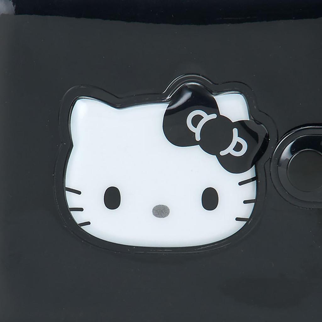 Sanrio Vinyl Wallet Love Hello Hello Kitty Black PVC Bifold Wallet for Ages 3 and Up (I Kitty) (Product Code 606464)