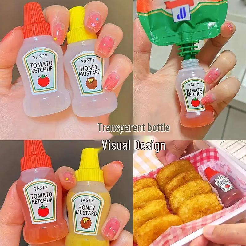 Mini Portable Japanese-Style Squeeze Sauce Bottle