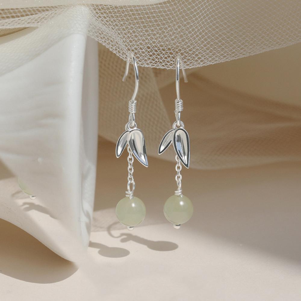 Винтажные круглые серьги-боулдеры в китайском стиле, серьги-гвоздики в стиле ханьфу для женщин