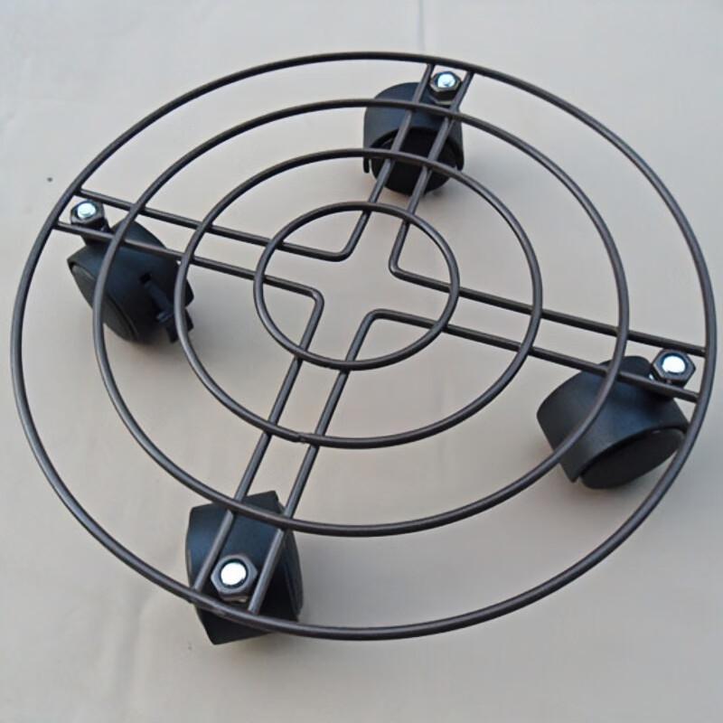 Thickened Round Mobile Flower Pot Stand