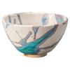 Marui Seito Shigaraki Ware Hechimon Rice Bowl, Diameter 12cm, Glacier, White, MR-3-4537
