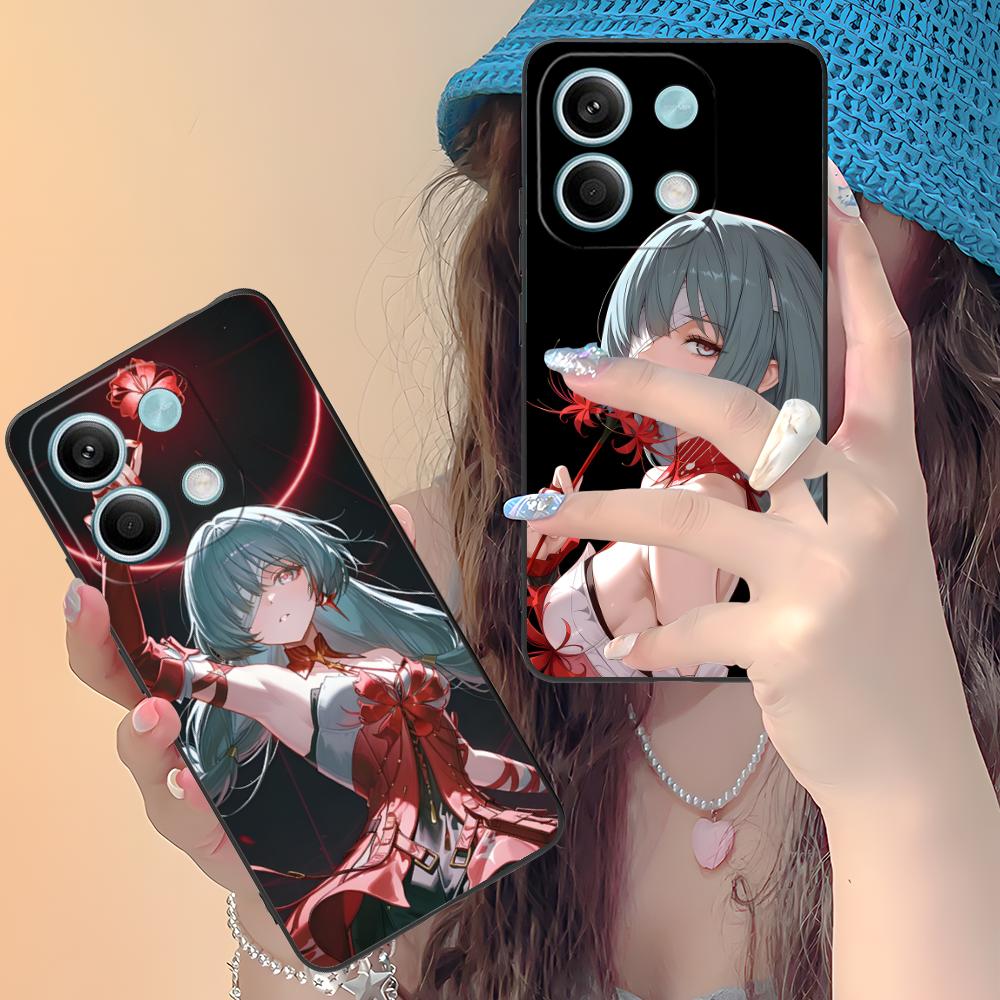 Чехол для телефона Wuthering Waves Phrolova для Xiaomi Redmi 15 14 13 12 A5 3 2 1 C Plus 4G 5G Цветная печать Красивый Роскошный
